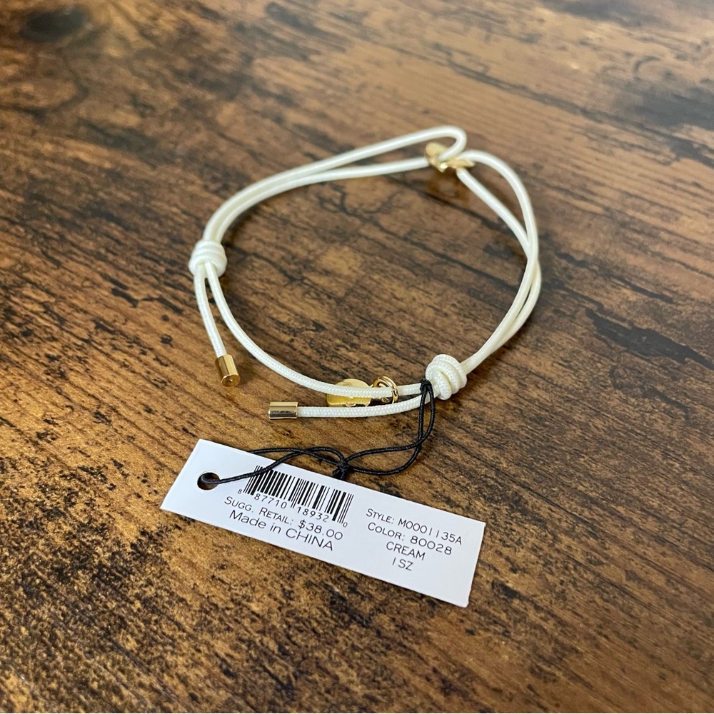 Marc by Marc Jacobs Cream Bracelet NWT - Picture 5 of 7